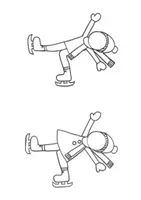 Aperçu - Matériel pour travaux manuels / dessin - Affiche Janvier, Le patinage - Page 3