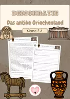 Vorschau - Arbeitsblätter - Antikes Griechenland - Deckblatt