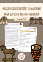 Vorschau - Arbeitsblätter - Antikes Griechenland - Deckblatt