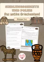 Vorschau - Arbeitsblätter - Antikes Griechenland - Deckblatt