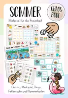 Vorschau - Stationenlernen - Sommer - Freiarbeit für die 1. Klasse - Deckblatt