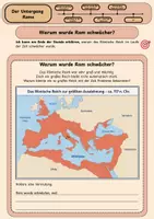 Vorschau - Unterrichtsreihen - Der Untergang Roms im Materialpaket – 5 Materialien zu Krise, Grenzen, Teilung und Ende Westroms - Seite 2