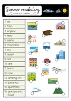 Vorschau - Arbeitsblätter - Summer - Arbeitsblätter (vocabulary) - Seite 2