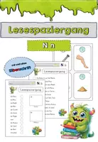 Vorschau - Arbeitsblätter - Nn Lesespaziergang - Deckblatt