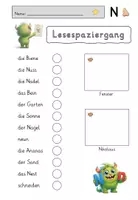 Vorschau - Arbeitsblätter - Nn Lesespaziergang - Seite 2