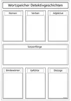 Vorschau - Merkblätter - Wortspeicher Detektivgeschichten - Seite 2