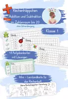 Vorschau - Arbeitsblätter - Rechenhäppchen Zahlenraum 20 - Deckblatt