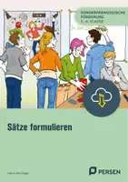 Vorschau - Arbeitsblätter - Sätze formulieren - Deutsch Klasse 5 und 6 - Deckblatt