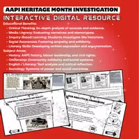 Vista previa - Hojas de trabajo - AAPI Heritage Month | Interactive Inquiry (KS3-KS4) - página 2