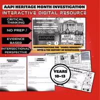 Vista previa - Hojas de trabajo - AAPI Heritage Month | Interactive Inquiry (KS3-KS4) - página 1