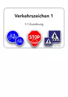 Vorschau - Stationenlernen - Klettmappe Verkehrszeichen - Seite 1