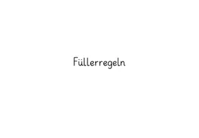 Vorschau - Bildkarten - Füllerregeln Aushang - Seite 1