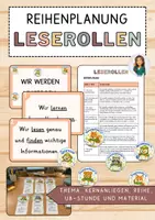 Vorschau - Stundenentwürfe - Materialpaket: Leserollen - Unterrichtsreihe, UB-Stunde und Material - Deckblatt