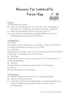 Vorschau - Arbeitsblätter - Ferien-Rap, Musik, Klasse 1-4, Frühling, Bodypercussion, Orff - Seite 1