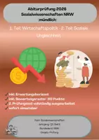 Vorschau - Klassenarbeiten - Abiturprüfung 2026 – Sozialwissenschaften (NRW) - Deckblatt
