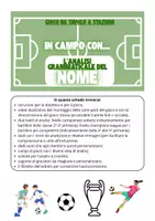 anteprima - Esercizi - Analisi grammaticale NOME - GIOCO DA TAVOLO - completo - Pagina di copertina