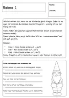 Vorschau - Arbeitsblätter - Arbeitsblätter zum Thema Reime - Seite 3
