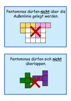 Vorschau - Merkblätter - Pentominos Vorlagen und Legeregeln - Seite 2