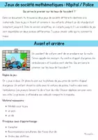 Aperçu - Jeux - Jeu de maths : Compter (Hôpital / Police) - Page 1