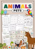 Vorschau - Arbeitsblätter - ANIMALS Englisch Grundschule - Deckblatt