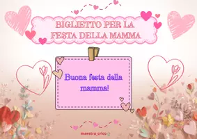 anteprima - Materiale interattivo - UN PENSIERO PER LA MAMMA - Pagina di copertina