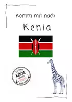 Vorschau - Arbeitsblätter - Kenia - Unterrichtsmaterial Klasse 2-3 | Arbeitsblätter & Projektarbeit - Seite 1