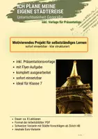 Vorschau - Arbeitsblätter - Selbständig eine Städtereise in Europa planen - Seite 1