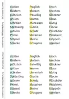 Vorschau - Arbeitsblätter - Materialpaket Lesetraining Doppelmitlaute, Mitlauthäufung, Dehnung -ie und h, Wortstämme 1 und 2 - Seite 3
