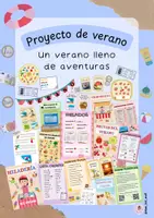 Vista previa - Unidades / Secuencias / Situaciones de Aprendizaje - PROYECTO VERANO: UN VERANO LLENO DE AVENTURAS - Portada