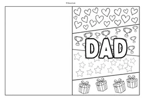 Vorschau - Arbeitsblätter - Father's Day: Karten im Pop Art Stil (Geschenkidee Englisch) - Seite 2