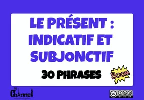Aperçu - Jeux - L’INDICATIF PRÉSENT ET LE SUBJONCTIF PRÉSENT – Jeu de détonation - Page 1