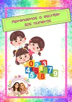 Vista previa - Hojas de trabajo - APRENDEMOS A DIBUJAR LOS NÚMEROS - Portada