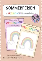 Vorschau - Anderer Materialtyp - prickelnde Sommerferien - Geschenke - Deckblatt