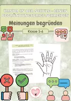 Vorschau - Arbeitsblätter - Meinungen begründen - Deckblatt