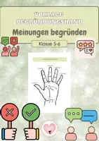 Vorschau - Arbeitsblätter - Meinungen begründen - Deckblatt