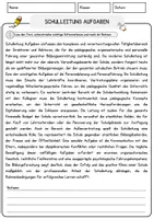 Vorschau - Arbeitsblätter - Schulleitung Aufgaben Arbeitsblätter mit Fragen + Lösungen Lesetext - Seite 1
