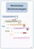 Vorschau - Poster - Merkplakate zu den Rechenstrategien im ZR20 - Deckblatt
