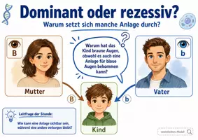 Vorschau - Unterrichtsreihen - Warum setzt sich manche Anlage durch? – Dominant und rezessiv einfach verstehen - Seite 2