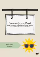 Vorschau - Arbeitsblätter - Materialpaket - Deckblatt