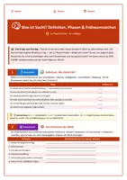 Vorschau - Arbeitsblätter - Was ist Sucht? — Definition, Phasen & Frühwarnzeichen | Suchtprävention Klasse 9-10 - Seite 1