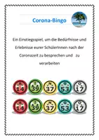 Vorschau - Spiele - Corona - Bingo - Deckblatt