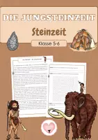 Vorschau - Arbeitsblätter - Steinzeit - Deckblatt