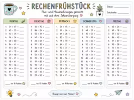 Vorschau - Arbeitsblätter - Rechenfrühstück 🧮 - Seite 1