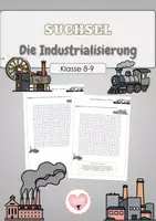 Vorschau - Arbeitsblätter - Industrialisierung - Deckblatt