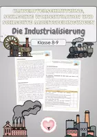 Vorschau - Arbeitsblätter - Industrialisierung - Deckblatt