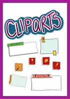 Vorschau - selbst erstellte Cliparts/Grafiken - Nützliches für Arbeitsblätter: Clipart Freebie - Deckblatt