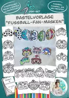 Vorschau - Spiele - Bastelvorlage "Fussball-Fan-Masken" / Fußball WM - Deckblatt