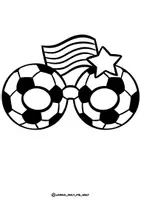Vorschau - Spiele - Bastelvorlage "Fussball-Fan-Masken" / Fußball WM - Seite 1