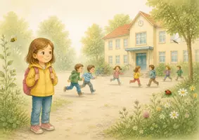 Vorschau - Bildkarten - Kamishibai „Der Fremde vor der Schule“ – Kinderschutz Geschichte für Kita & Schule | Mein Körper gehört mir | Prävention & Sicherheit Kinder - Seite 2