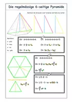 Vorschau - Arbeitsblätter - Regelmässige 6seitige Pyramide - Seite 2